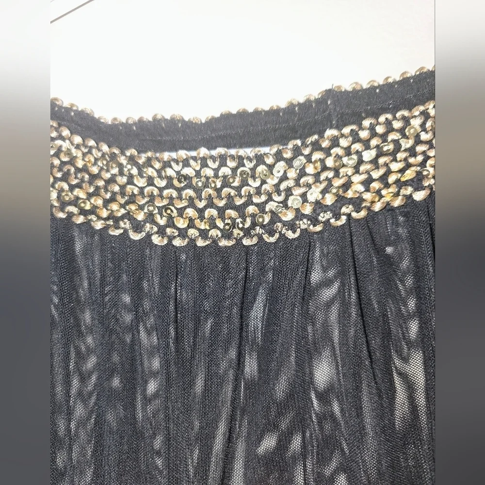 NWOT - Pretty Plus Size Black Sheer Swim Coverup - 4X/20